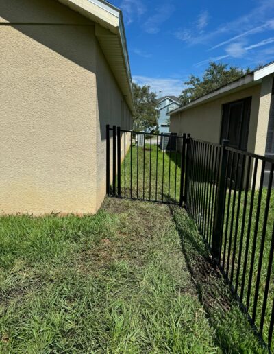 Aluminum fencing and gate for one of our recent customers.
