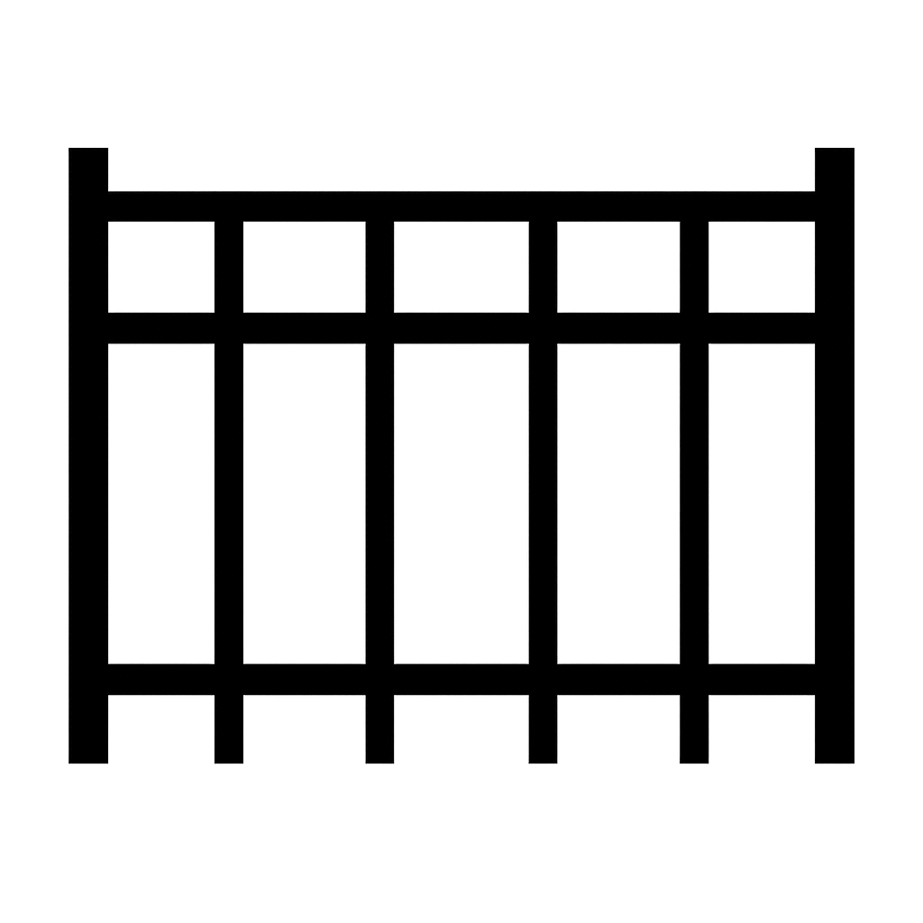 Aluminum Fencing Icon