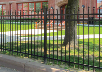 Genesis Triad Finials metal fencing