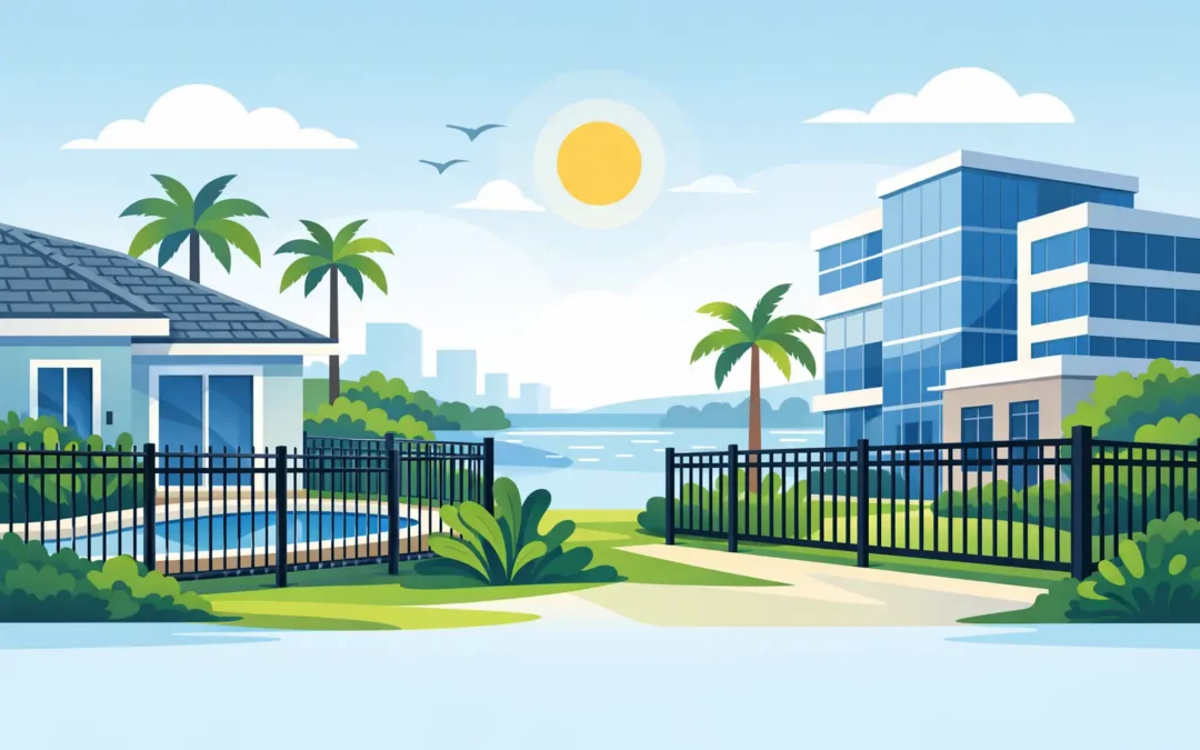 Aluminum Fencing for Florida Homes and Businesses