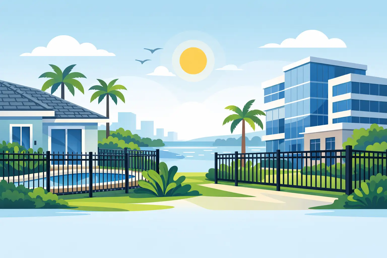 bftb21_03 Aluminum Fencing for Florida Homes and Businesses