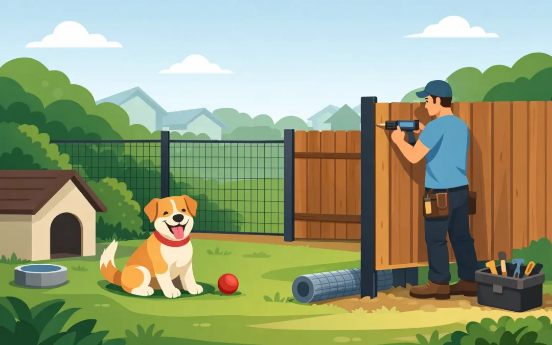 Backyard Dog Fence Installation That Fits
