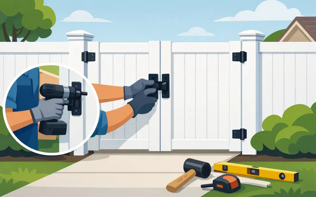 Vinyl Fence Gate Installation Done Right