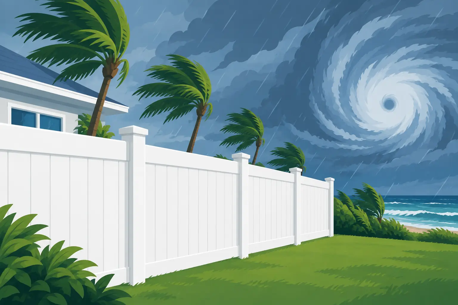 Are Vinyl Fences Hurricane Resistant in Florida?