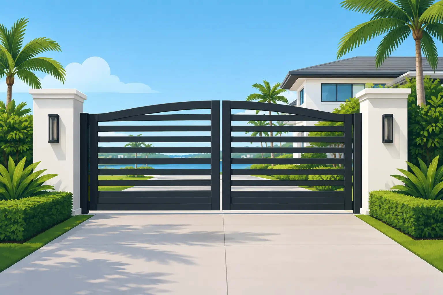 Driveway Gates for Florida Homes and Businesses