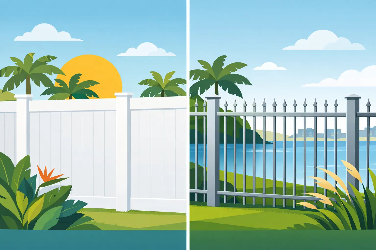 Vinyl or Aluminum for Your Florida Fence?