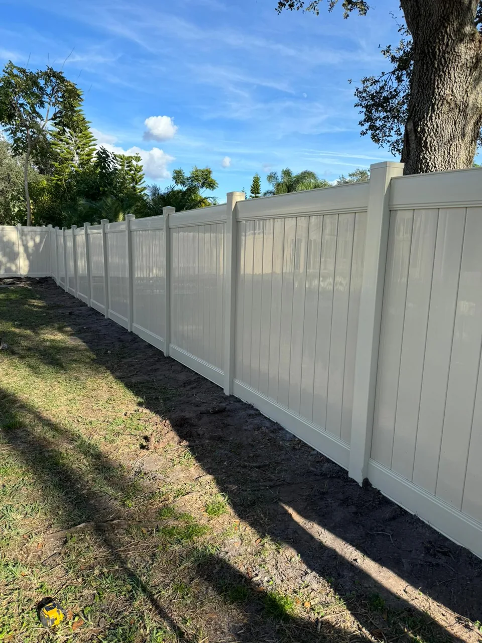 Tan Newbury Fence